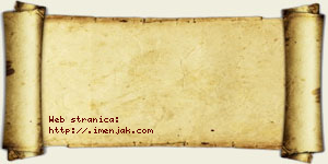 Minja Kaloper vizit kartica